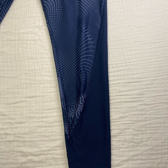 Nike Dri Fit Blue And White Full Length Leggings Size 1X - Picture 4 of 15